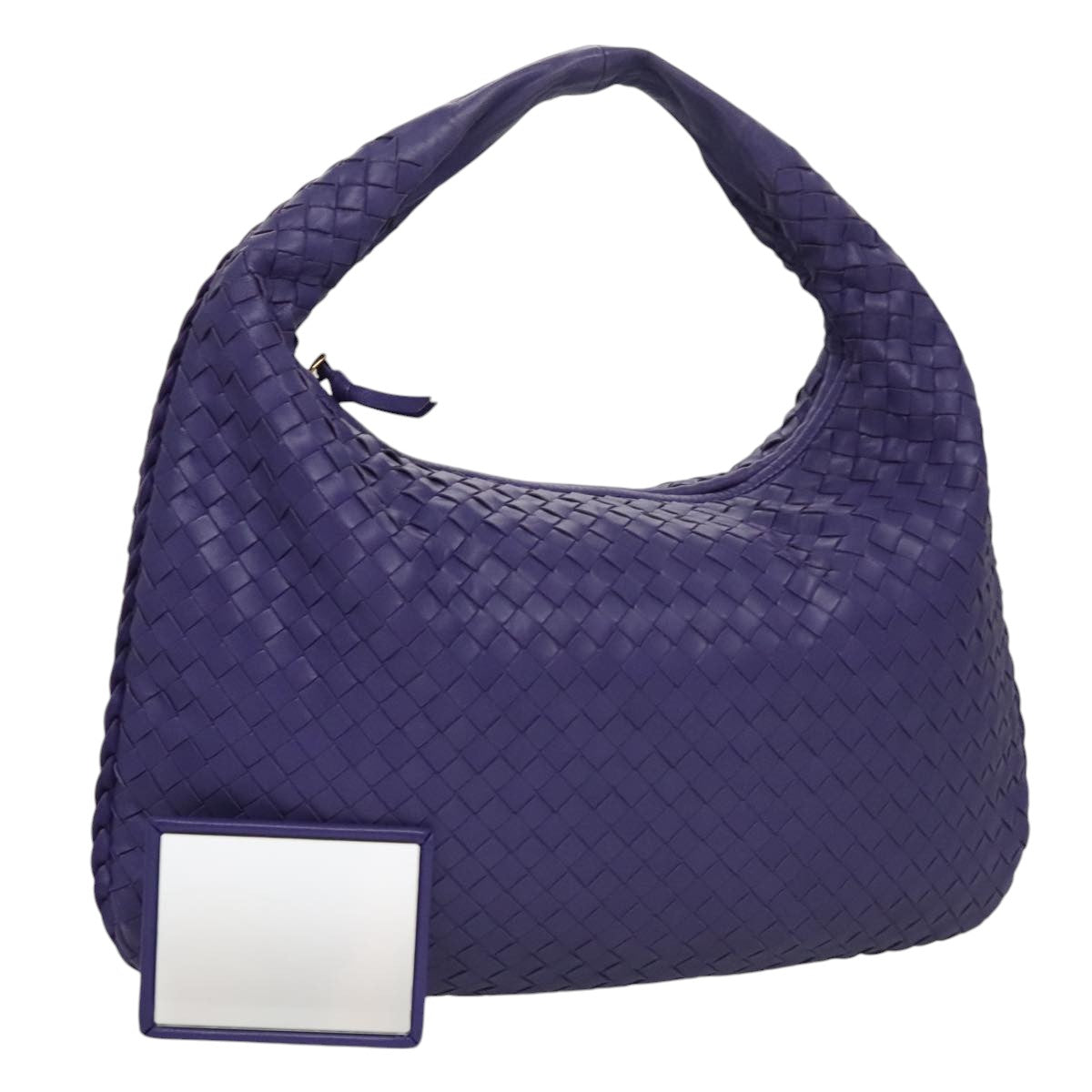 Bottega Veneta Veneta, Purple, Leather, handbag