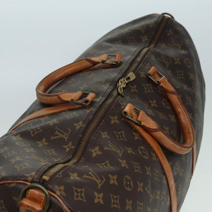 Louis Vuitton Keepall 60, Brown, Canvas, travel