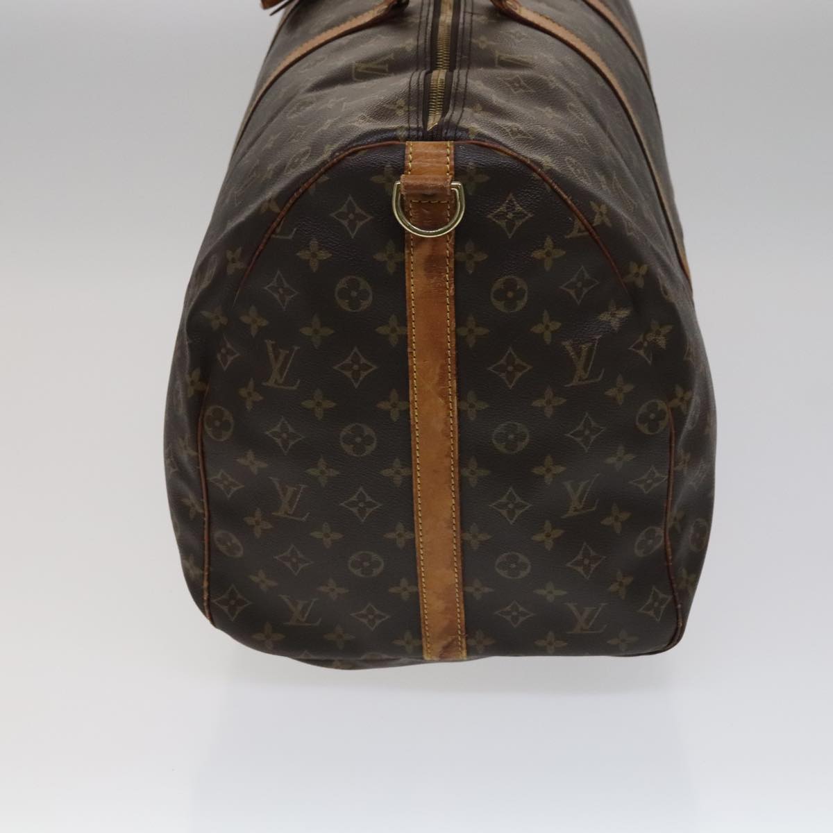 Louis Vuitton Keepall Bandoulière 60, Brown, Canvas, travel
