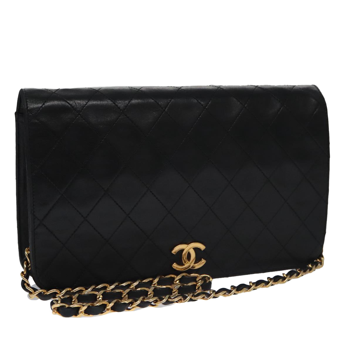 Chanel Flap bag, Black, Leather, shoulder