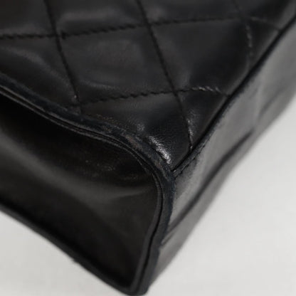 Chanel Coco Mark, Black, Leather, shoulder