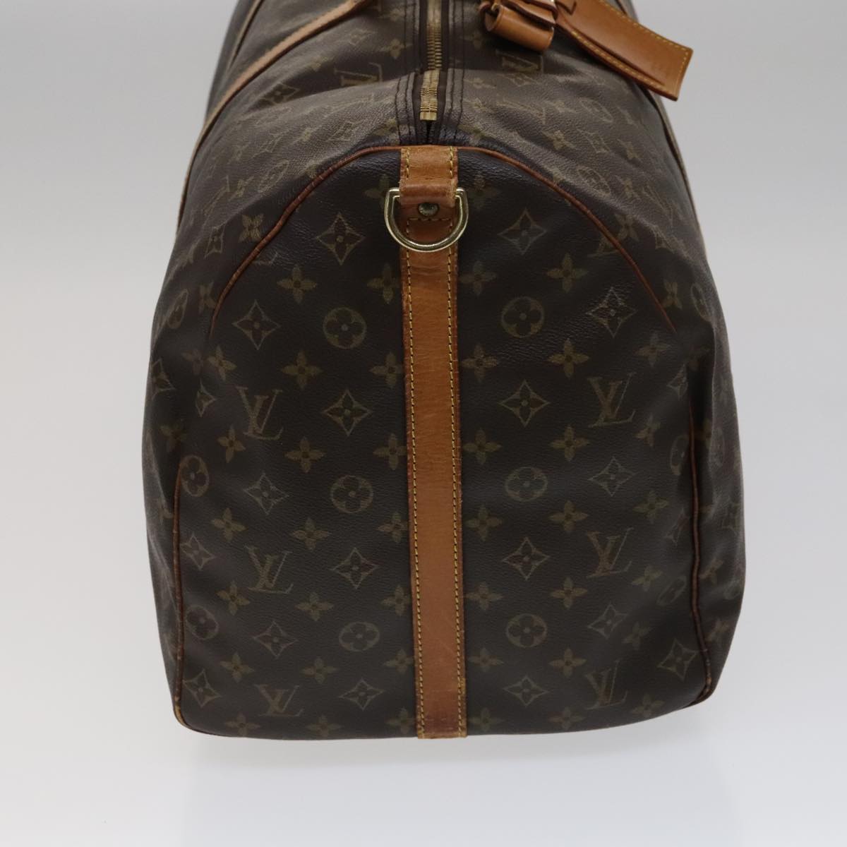 Louis Vuitton Keepall Bandoulière 60, Brown, Canvas, travel