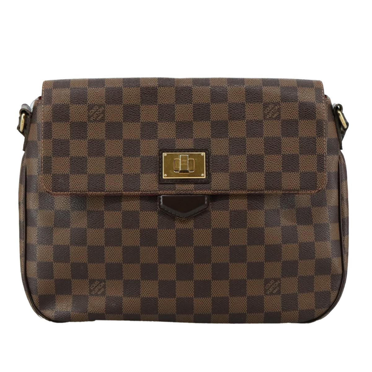 Louis Vuitton Besace, Brown, Canvas, shoulder