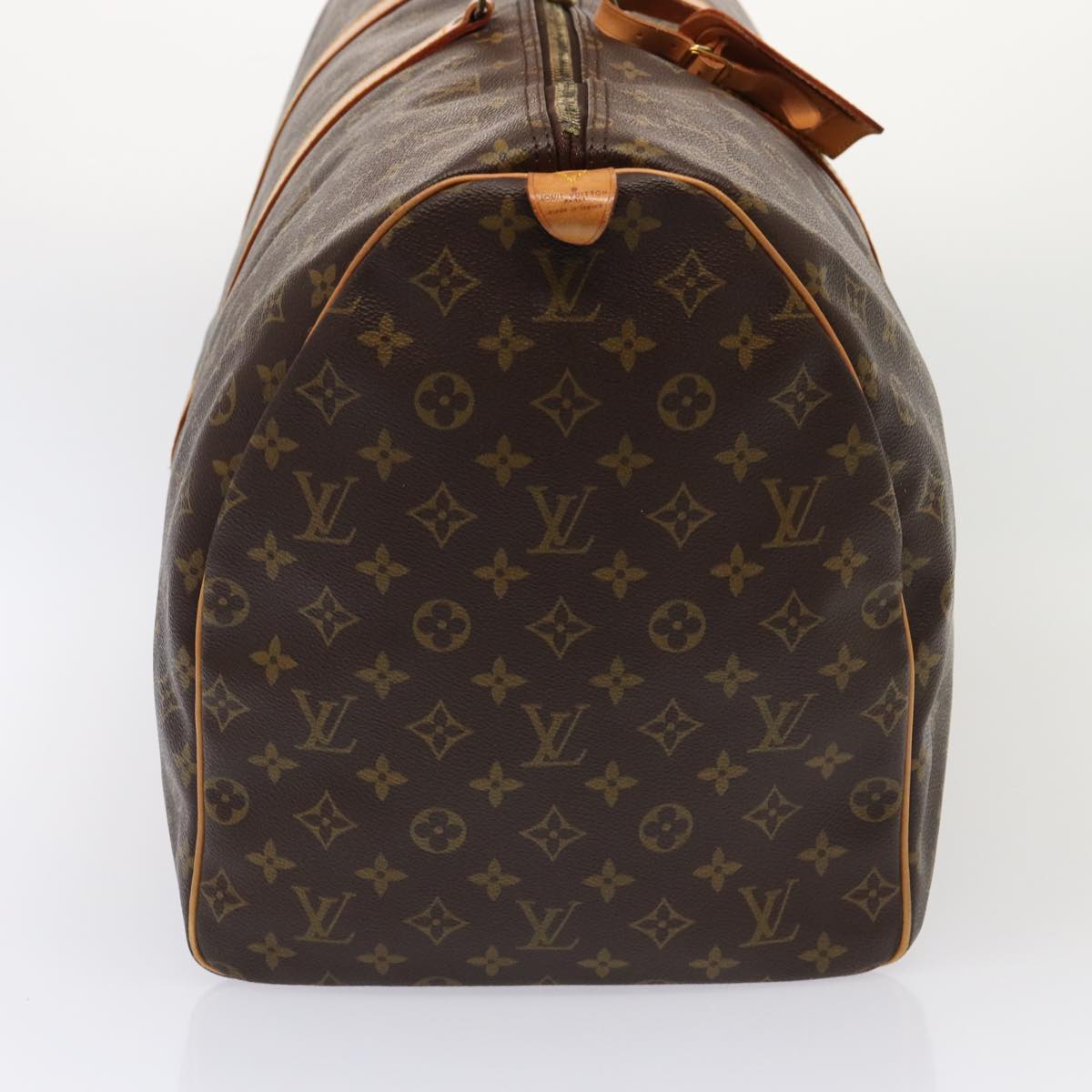 Louis Vuitton Keepall 60, Brown, Canvas, travel