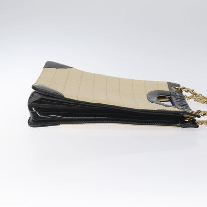 Chanel Chocolate bar, White, Leather, tote