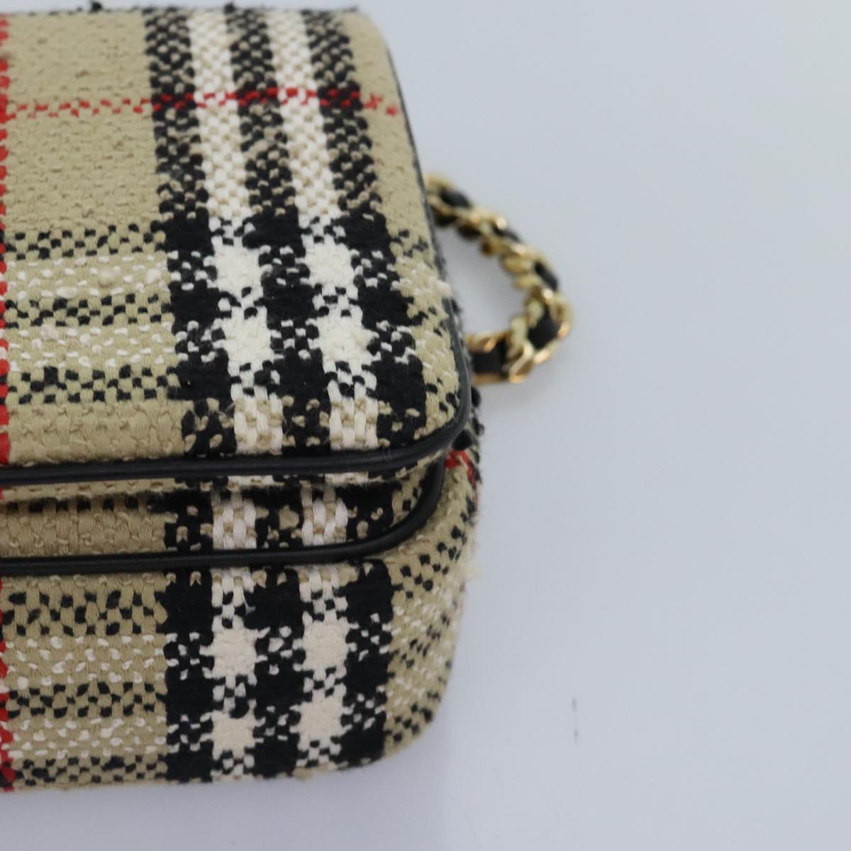 Burberry Nova Check, Gold, Canvas, shoulder