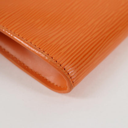 Louis Vuitton Pochette Accessoire, Orange, Leather, clutch
