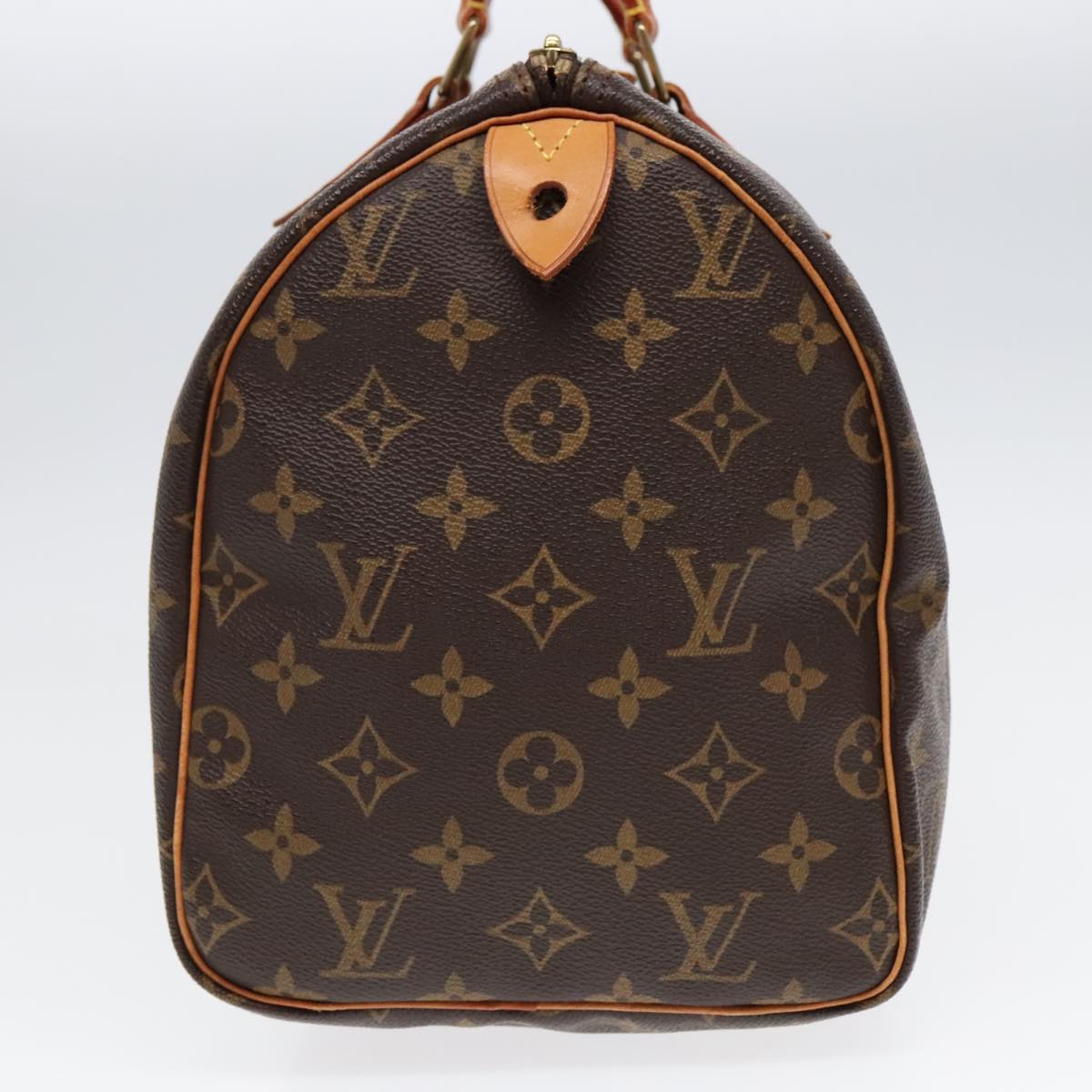 Louis Vuitton Speedy 30, Red, Canvas, handbag