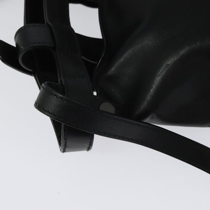 Bottega Veneta Intrecciato, Black, Leather, shoulder