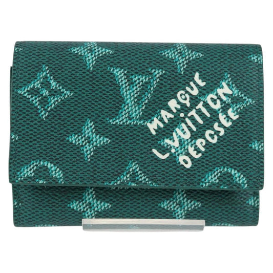 Louis Vuitton Victor, Green, Canvas, wallet