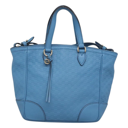 Gucci Micro guccissima, Blue, Leather, handbag