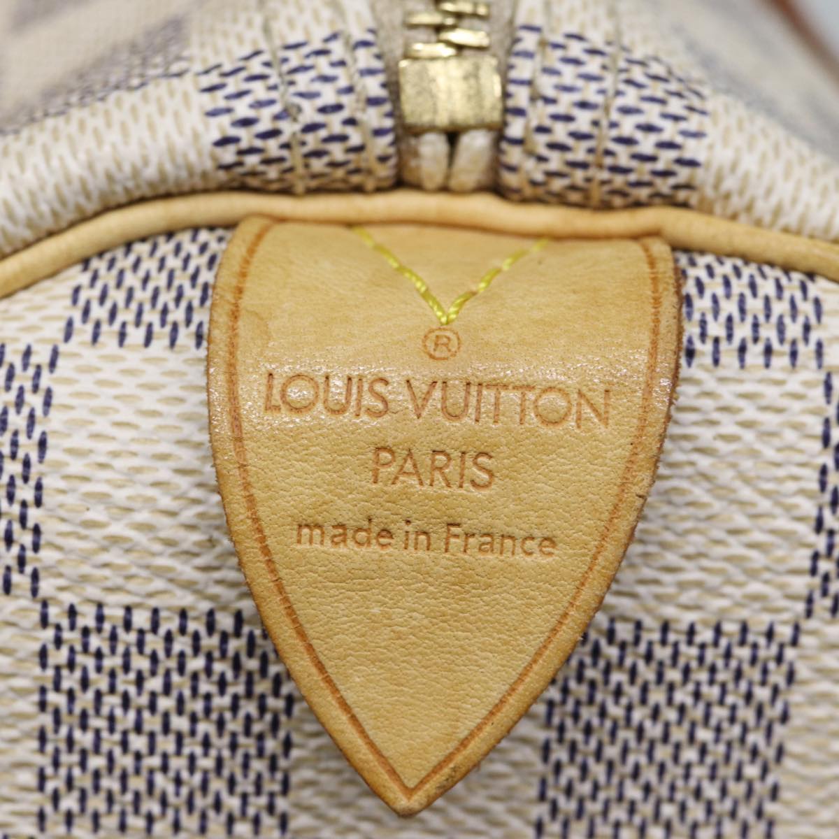 Louis Vuitton Speedy 30, White, Canvas, handbag