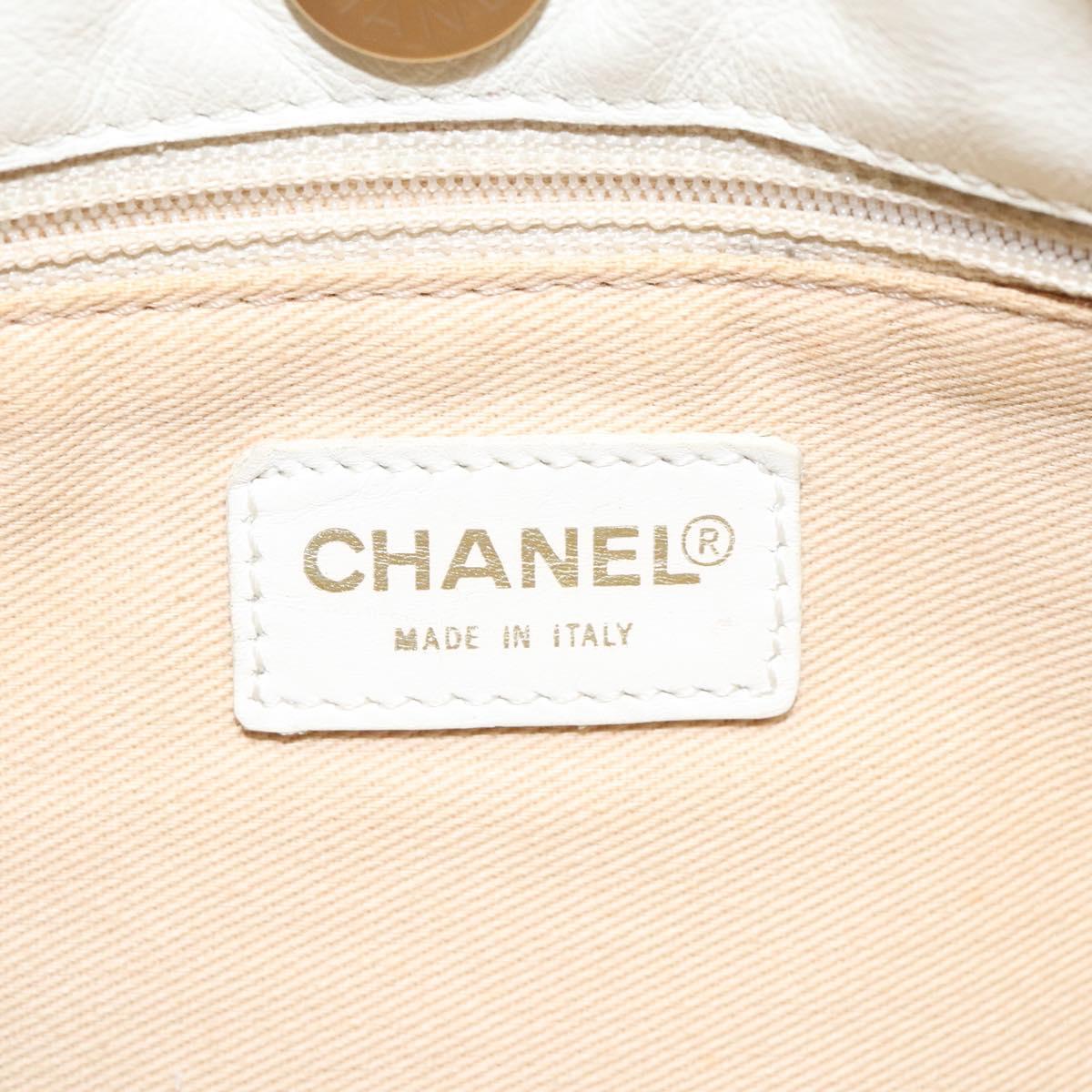 Chanel Coco Mark, Black, Canvas, shoulder