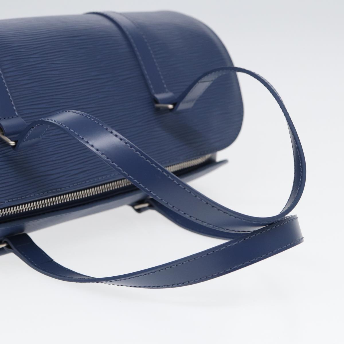 Louis Vuitton Papillon 30, Blue, Leather, handbag