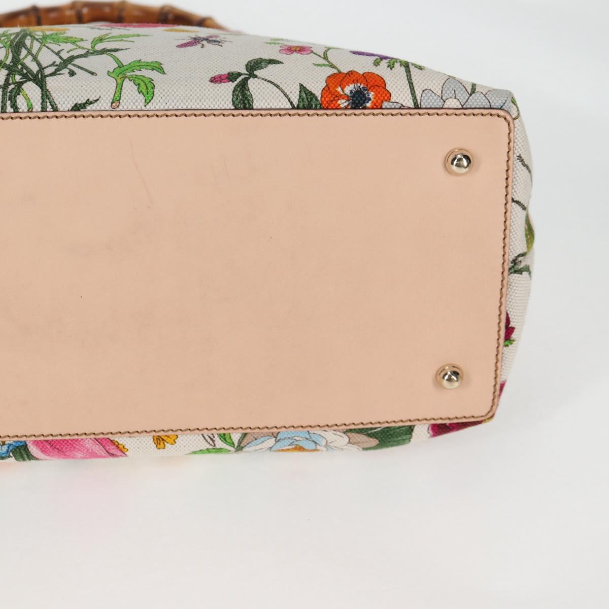 Gucci Bamboo, Multicolour, Canvas, shoulder
