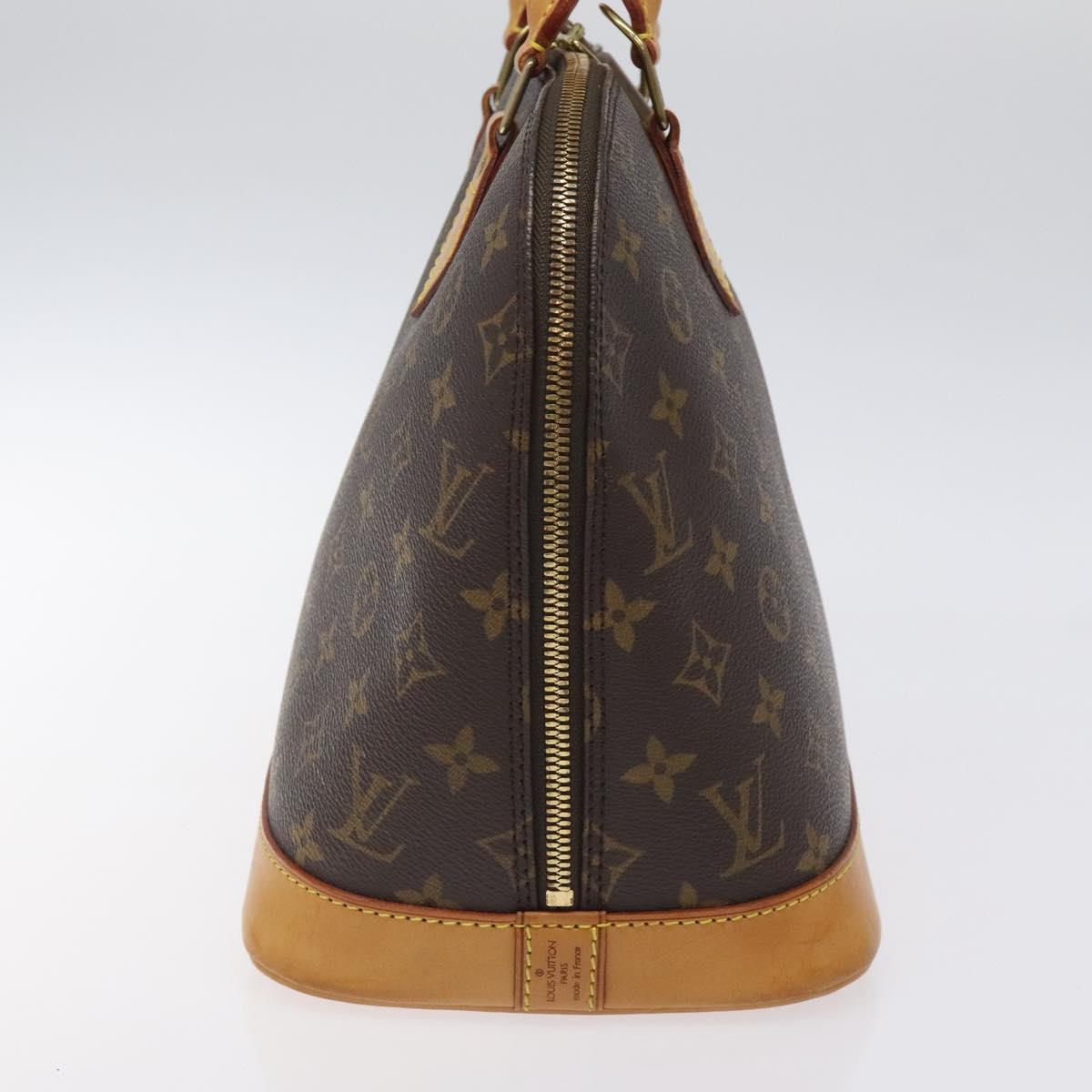 Louis Vuitton Alma, Brown, Canvas, handbag