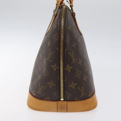 Louis Vuitton Alma, Brown, Canvas, handbag