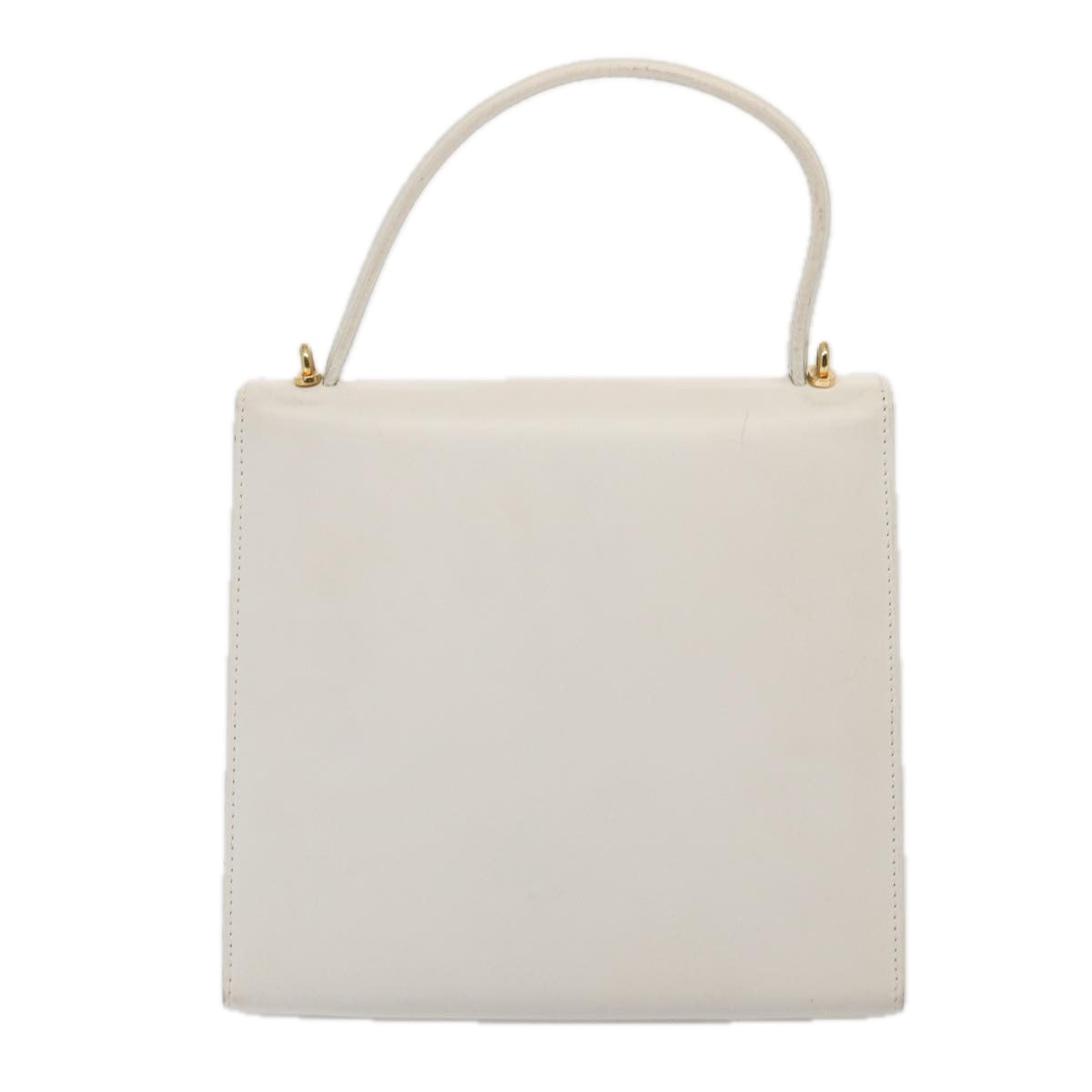 Céline -, White, Leather, handbag