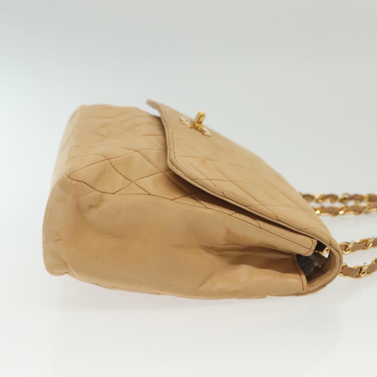 Chanel Matelassé, Brown, Leather, shoulder