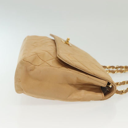 Chanel Matelassé, Brown, Leather, shoulder