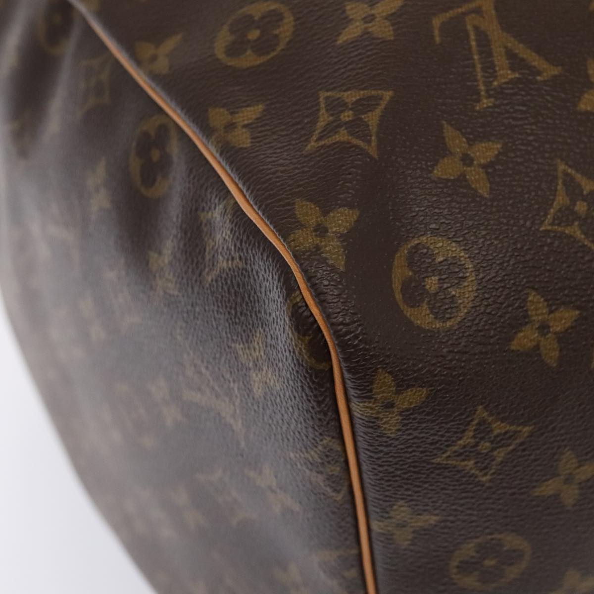 Louis Vuitton Keepall 60, Brown, Canvas, travel