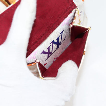 Louis Vuitton Petit Noé, White, Canvas, shoulder