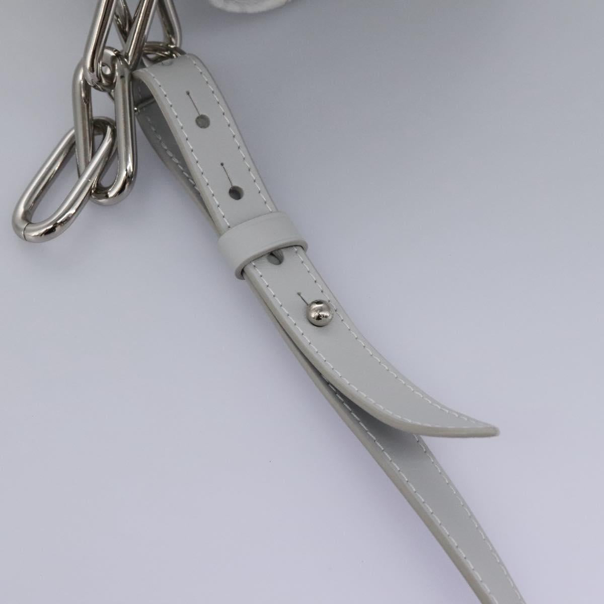 Louis Vuitton Chalk Nano, Grey, Canvas, shoulder