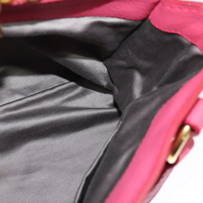 Miu Miu Vitello, Pink, Leather, handbag