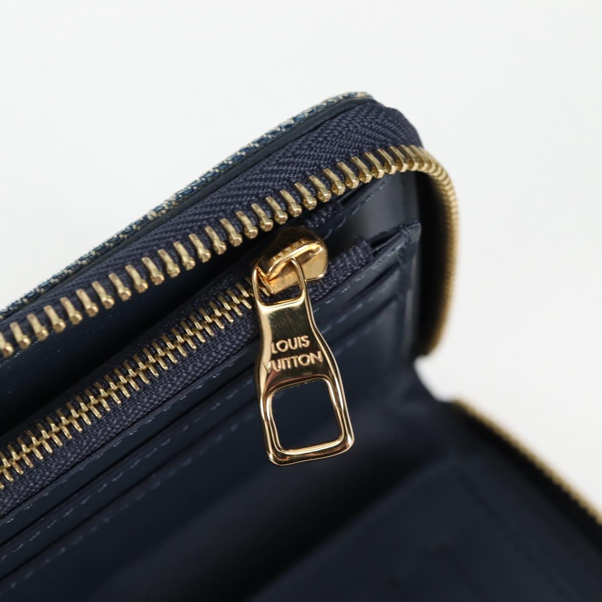 Louis Vuitton Nigo, Navy, Leather, wallet