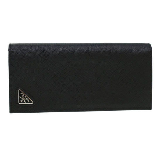 Prada, Black, Leather, wallet