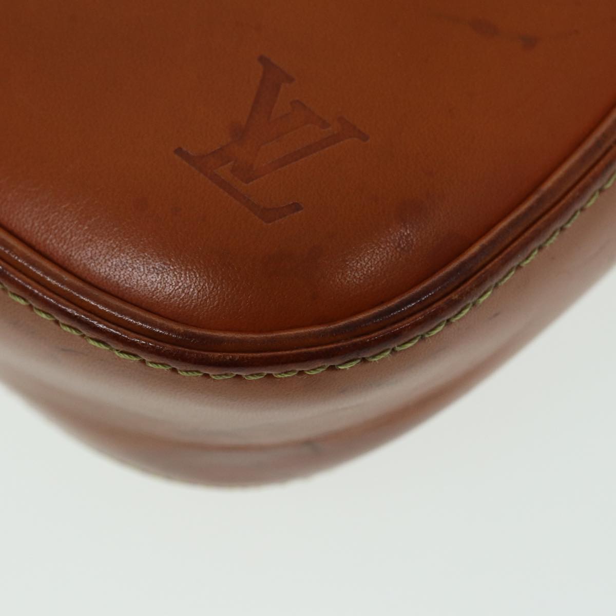 Louis Vuitton Gange, Brown, Leather, clutch