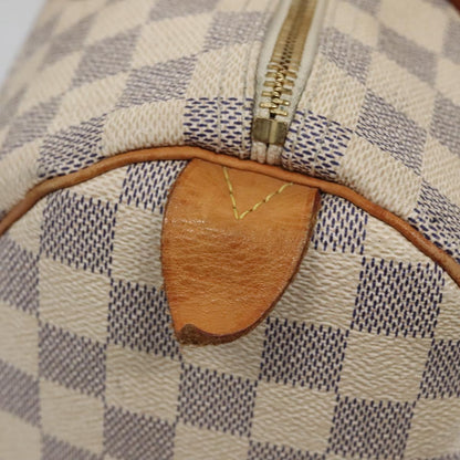 Louis Vuitton Speedy 30, White, Canvas, handbag
