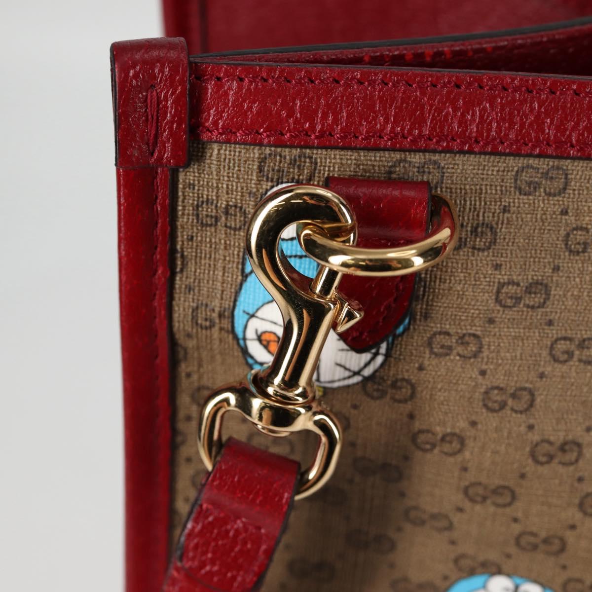 Gucci Doraemon, Beige, Canvas, tote