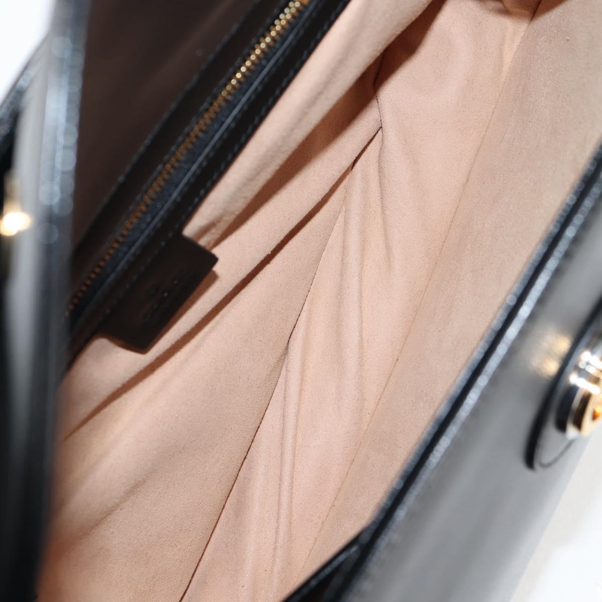 Gucci Marina, Black, Leather, shoulder