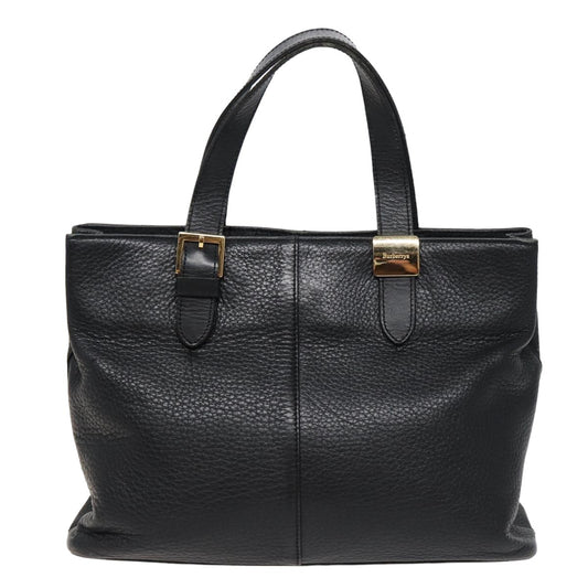 Burberry, Black, Leather, handbag