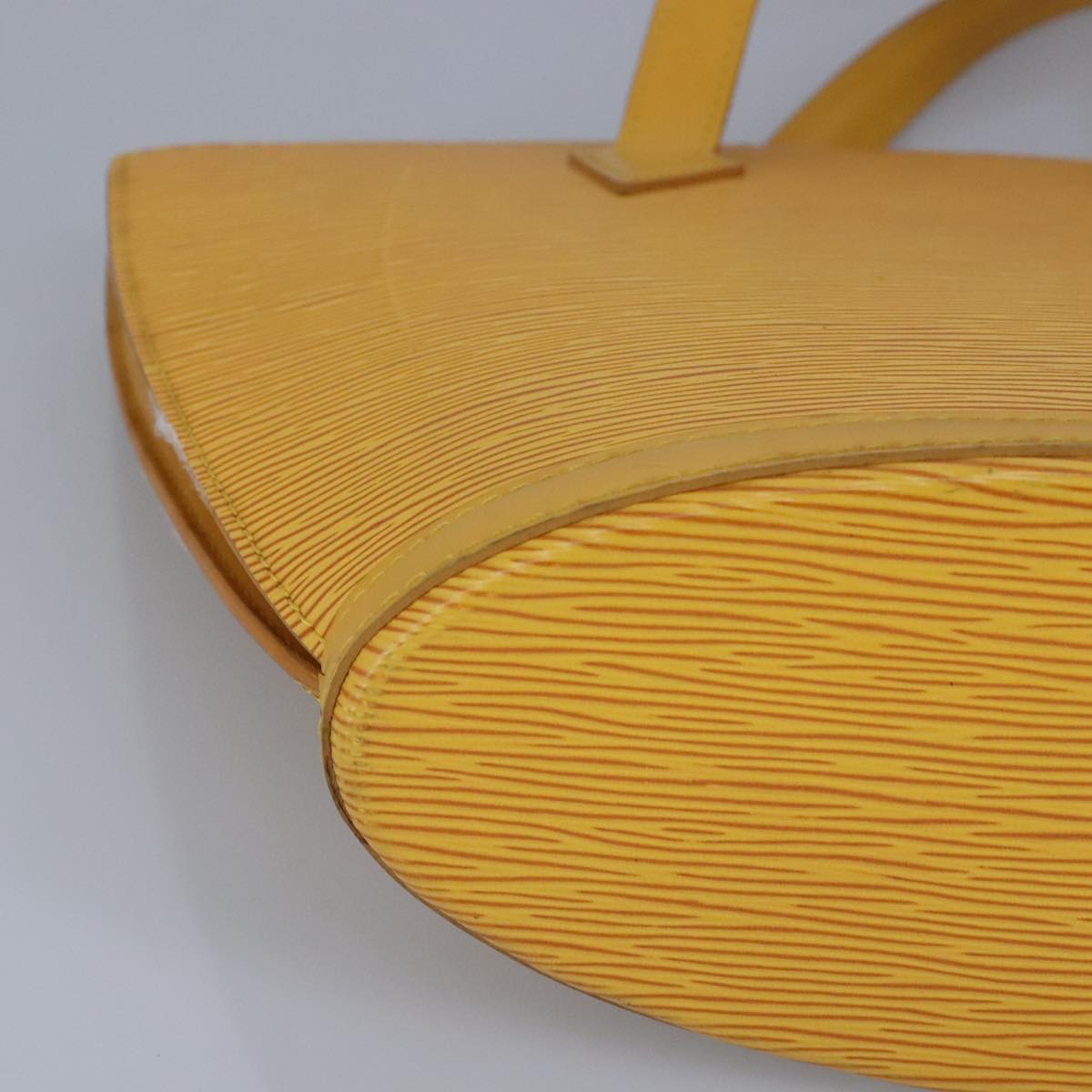 Louis Vuitton Saint Jacques, Yellow, Leather, handbag