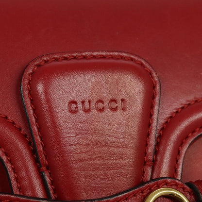 Gucci Lady Web, Red, Leather, shoulder