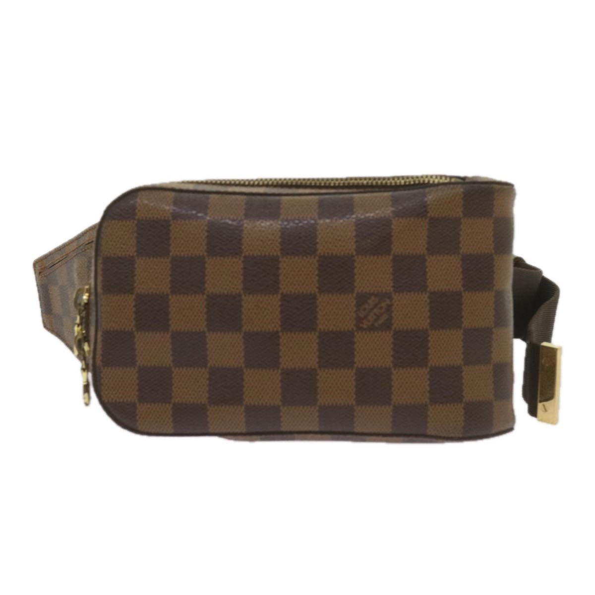 Louis Vuitton Geronimos, Brown, Canvas, shoulder