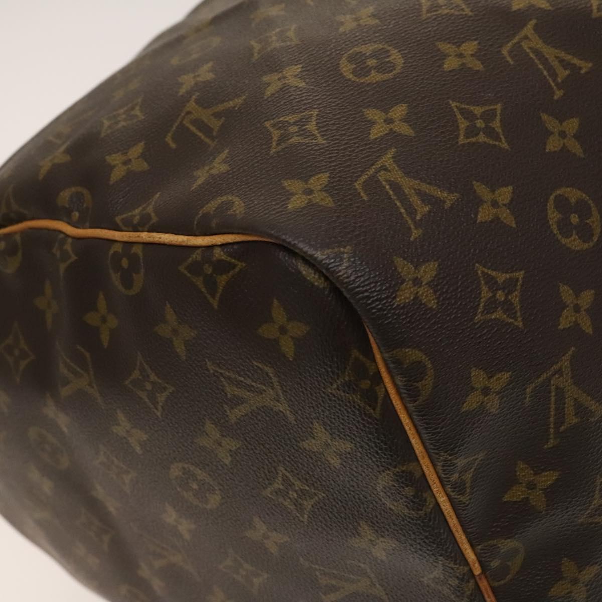 Louis Vuitton Keepall 55, Brown, Canvas, travel