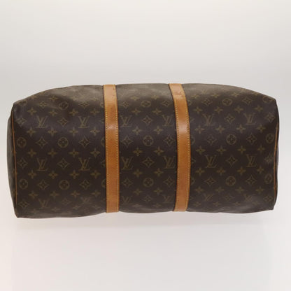 Louis Vuitton Keepall 50, Brown, Canvas, travel