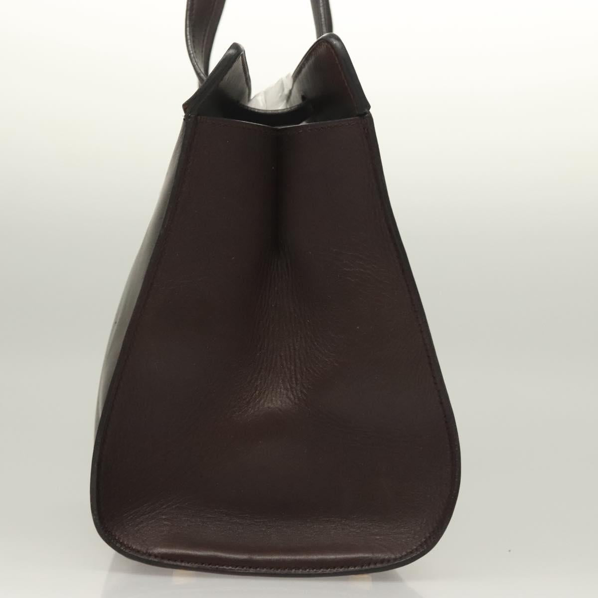 Hermès, Brown, Leather, shoulder
