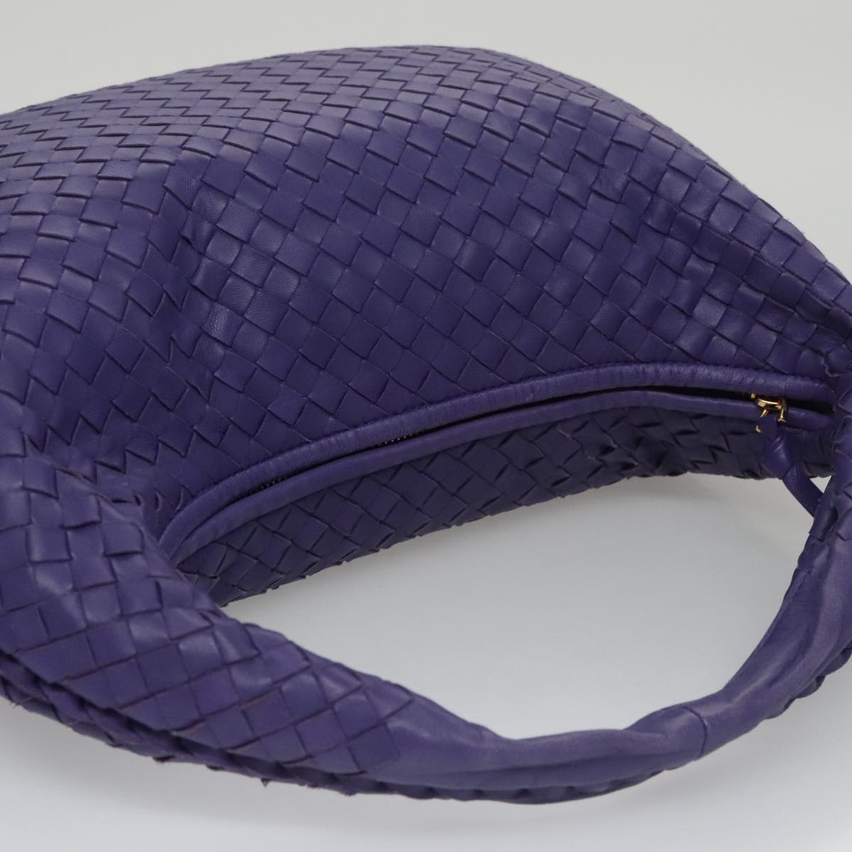 Bottega Veneta Veneta, Purple, Leather, handbag