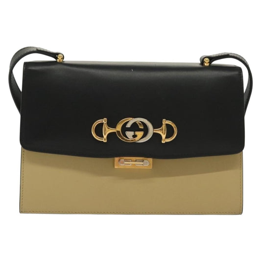 Gucci Horsebit, Beige, Leather, shoulder