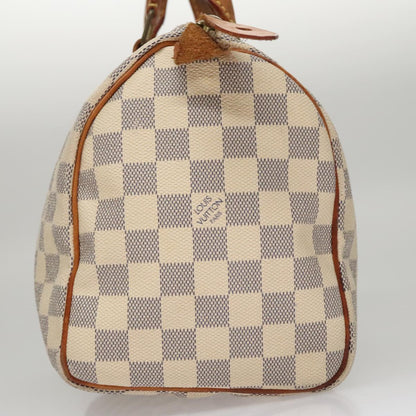 Louis Vuitton Speedy 25, White, Canvas, handbag