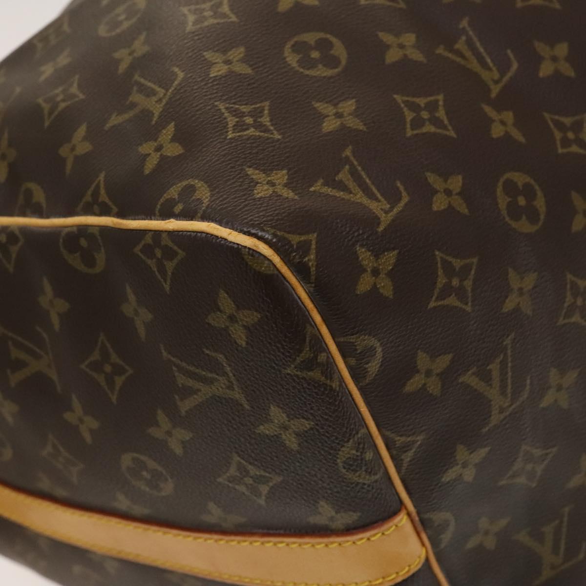 Louis Vuitton Keepall Bandouliere 55, Brown, Canvas, travel