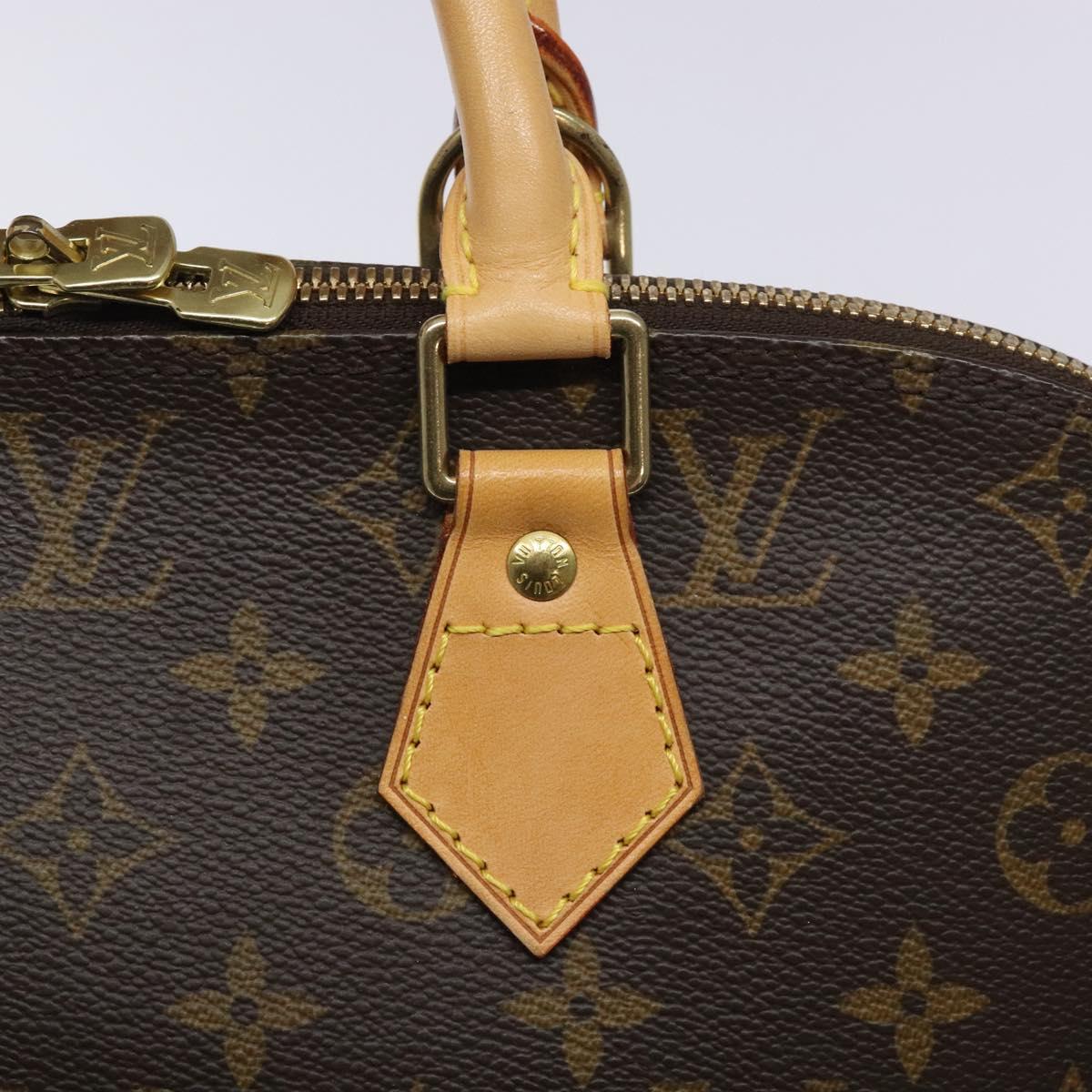 Louis Vuitton Alma, Brown, Canvas, handbag