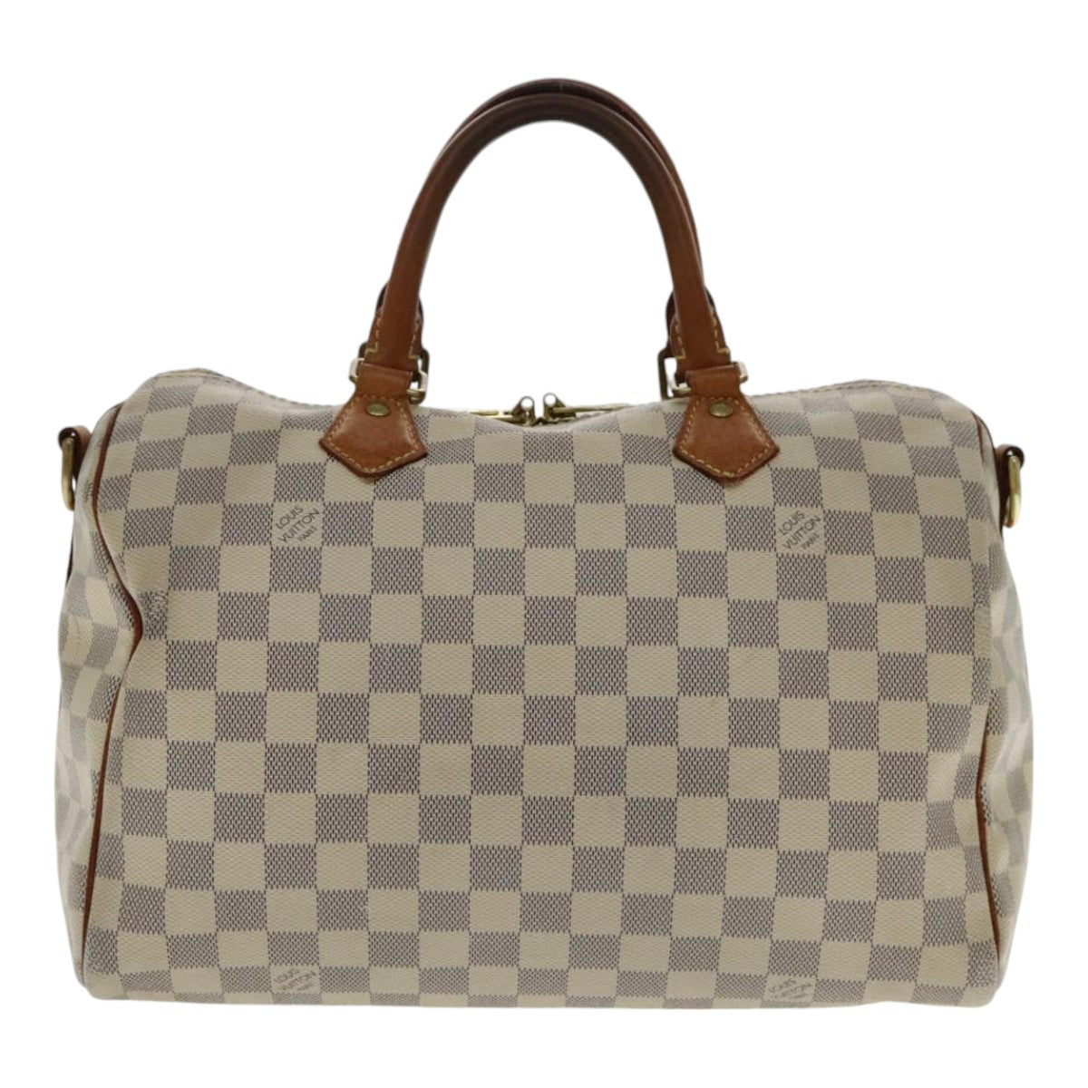 Louis Vuitton Speedy 30, White, Canvas, handbag