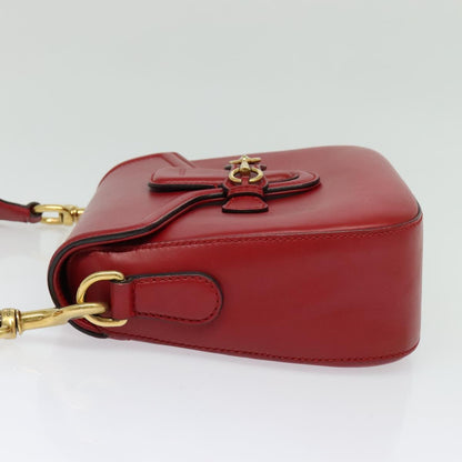 Gucci Lady Web, Red, Leather, shoulder