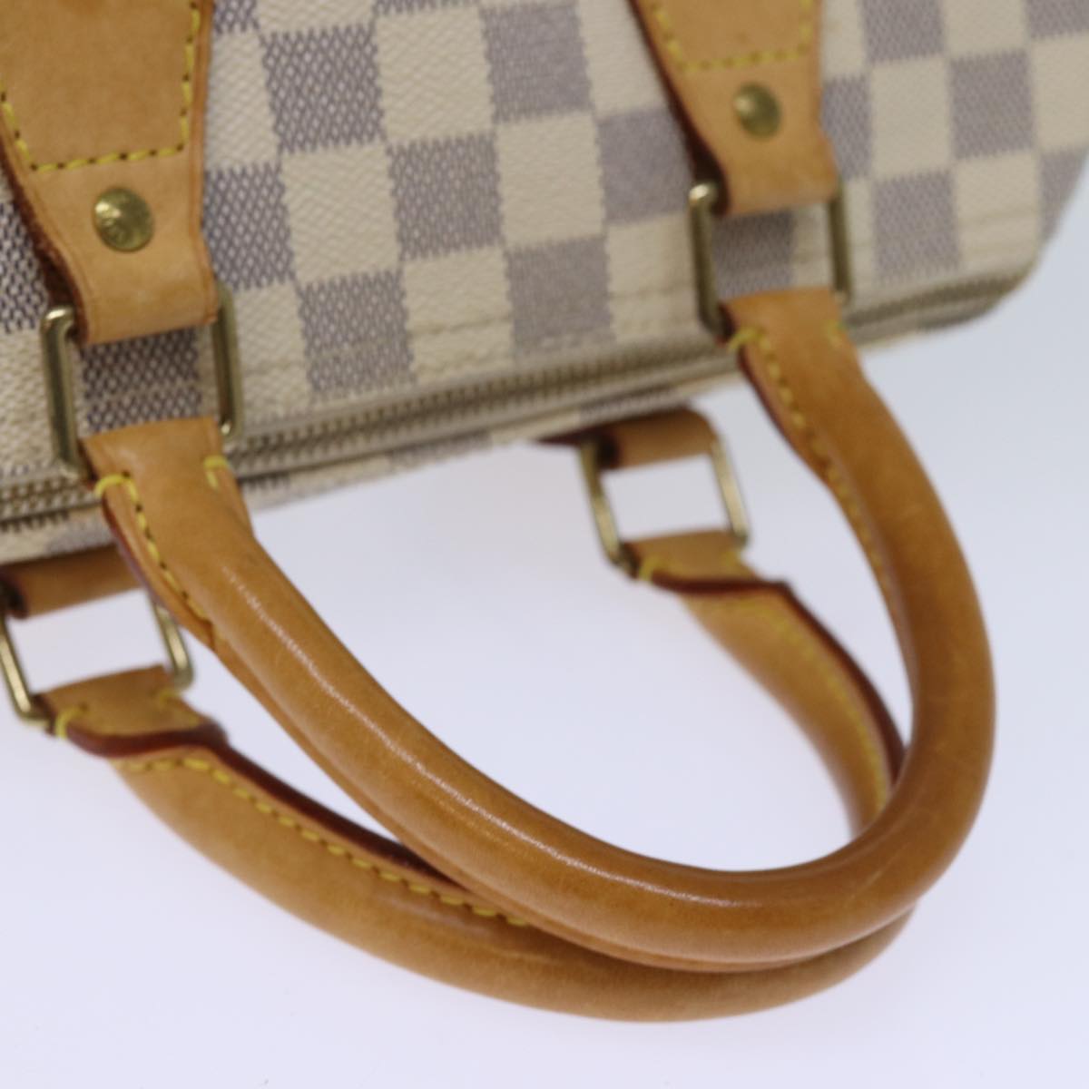 Louis Vuitton Speedy 25, White, Canvas, handbag