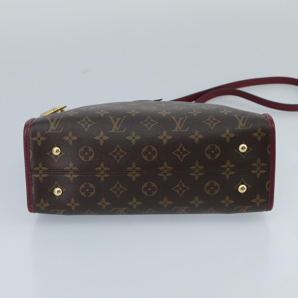 Louis Vuitton Popincourt, Brown, Canvas, handbag